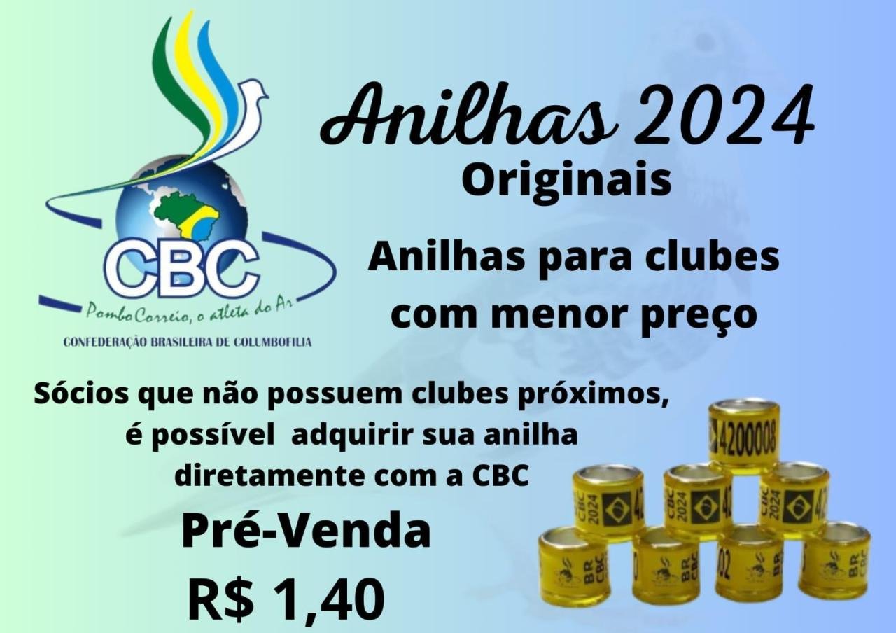 Pré-Venda De Anilhas 2024